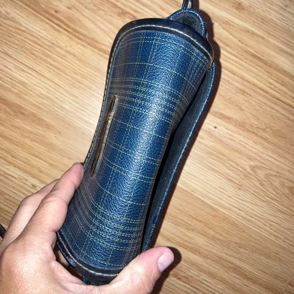 Vintage 90s Espirit Tartan Plaid Academia Fall Autumn Winter Crossbody Purse Bag - Picture 5 of 9